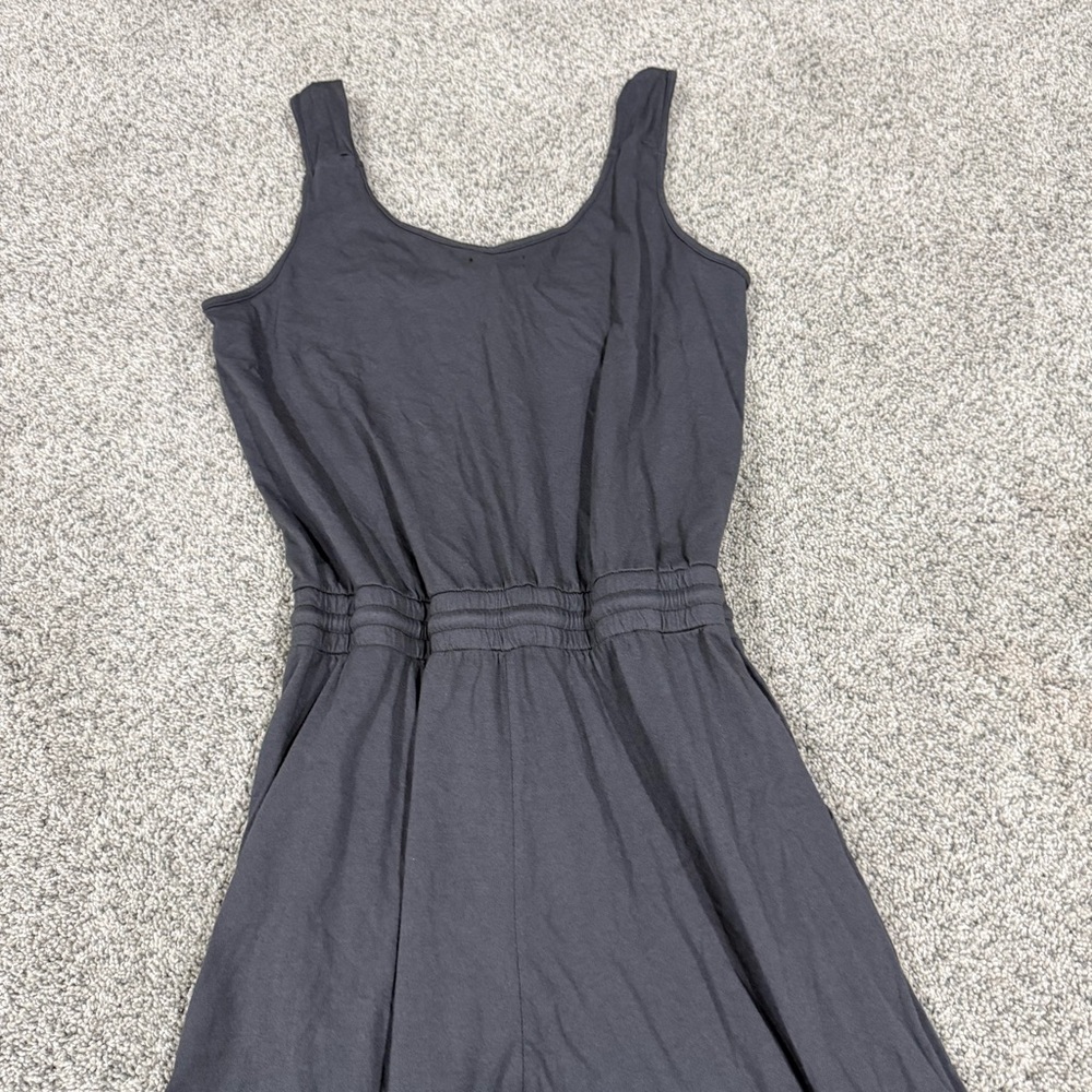 Michael Stars Grey Nicolette Wide Leg Sleeveless Jumpsuit Casual Lounge Women M - Picture 12 of 13